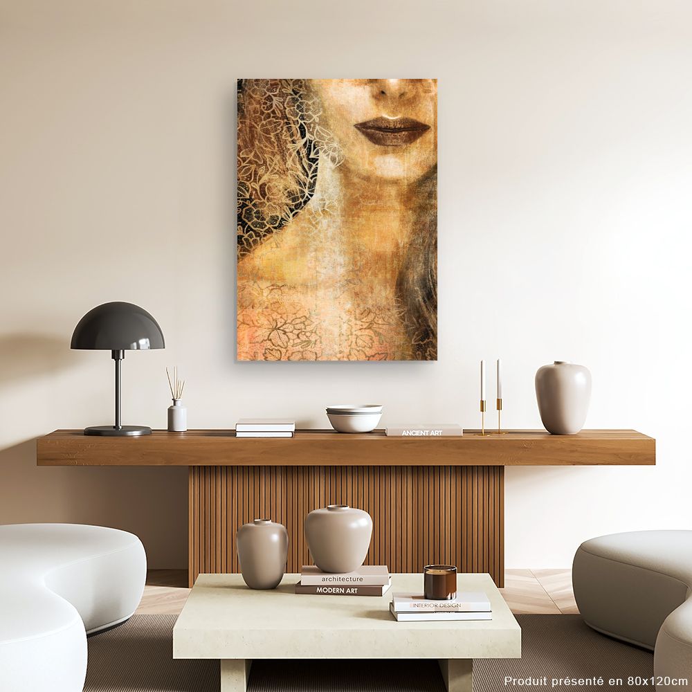 Tableau Féminité florale élégante