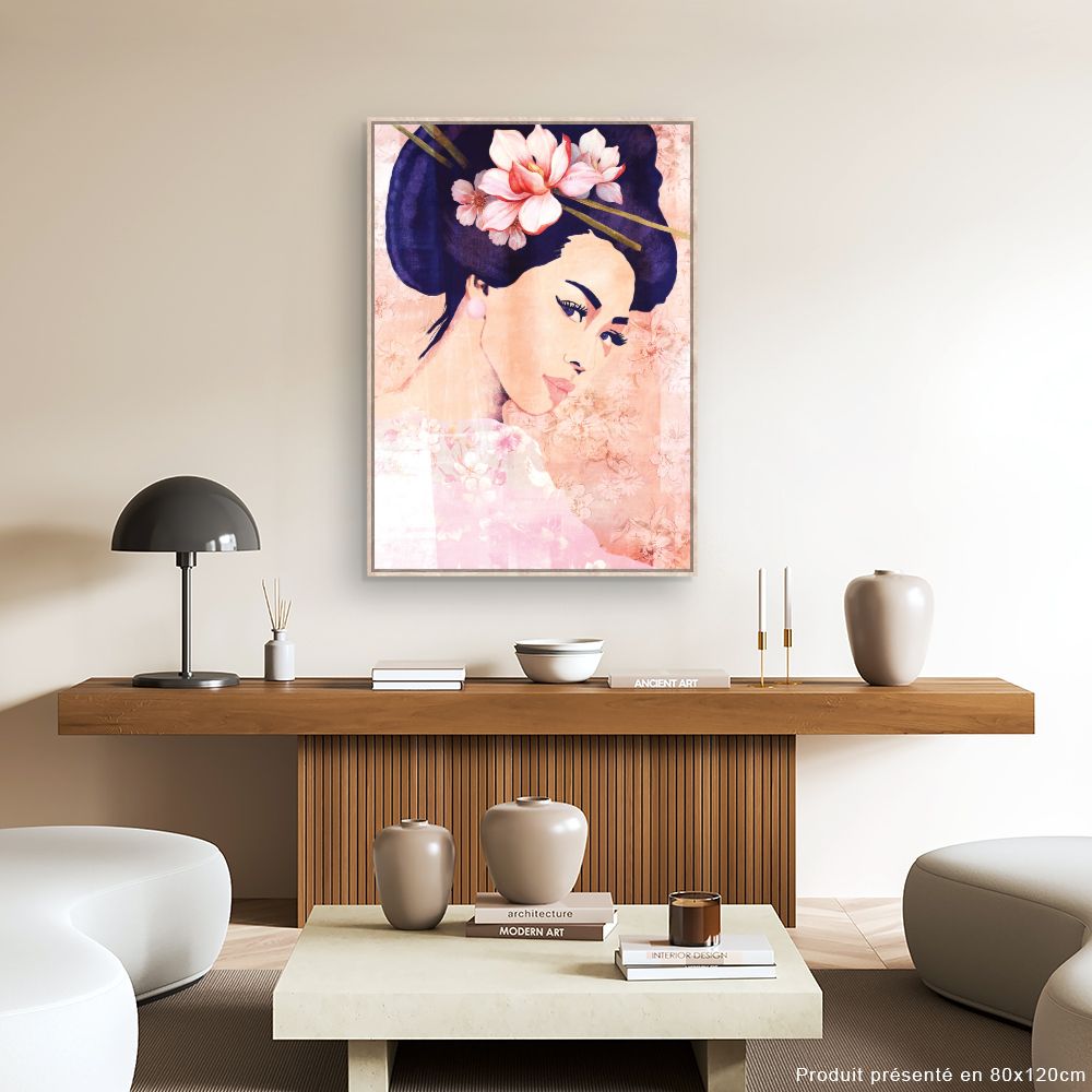 Tableau Élégance florale asiatique