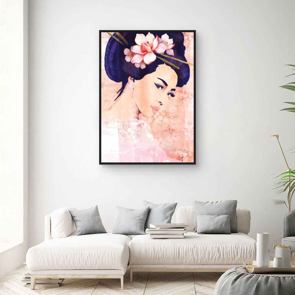 Tableau Élégance florale asiatique