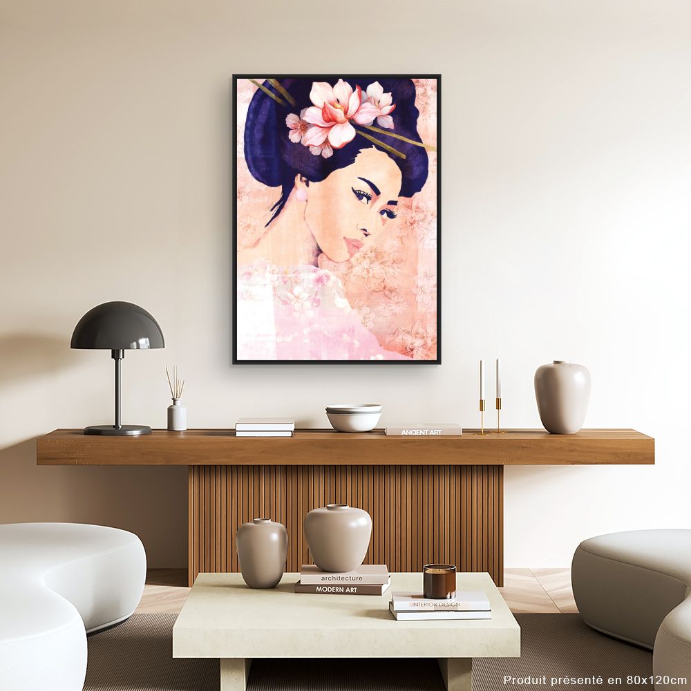 Tableau Élégance florale asiatique