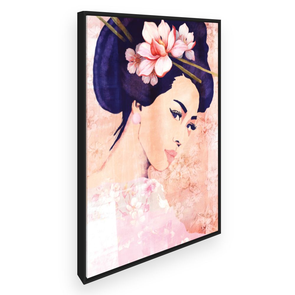 Toile Élégance florale asiatique