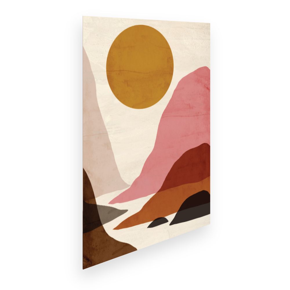 Affiche Paysage abstrait doux