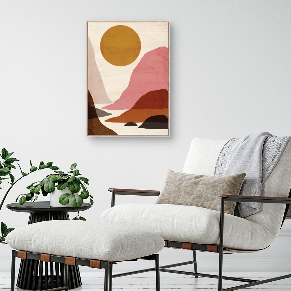 Tableau Paysage abstrait coloré