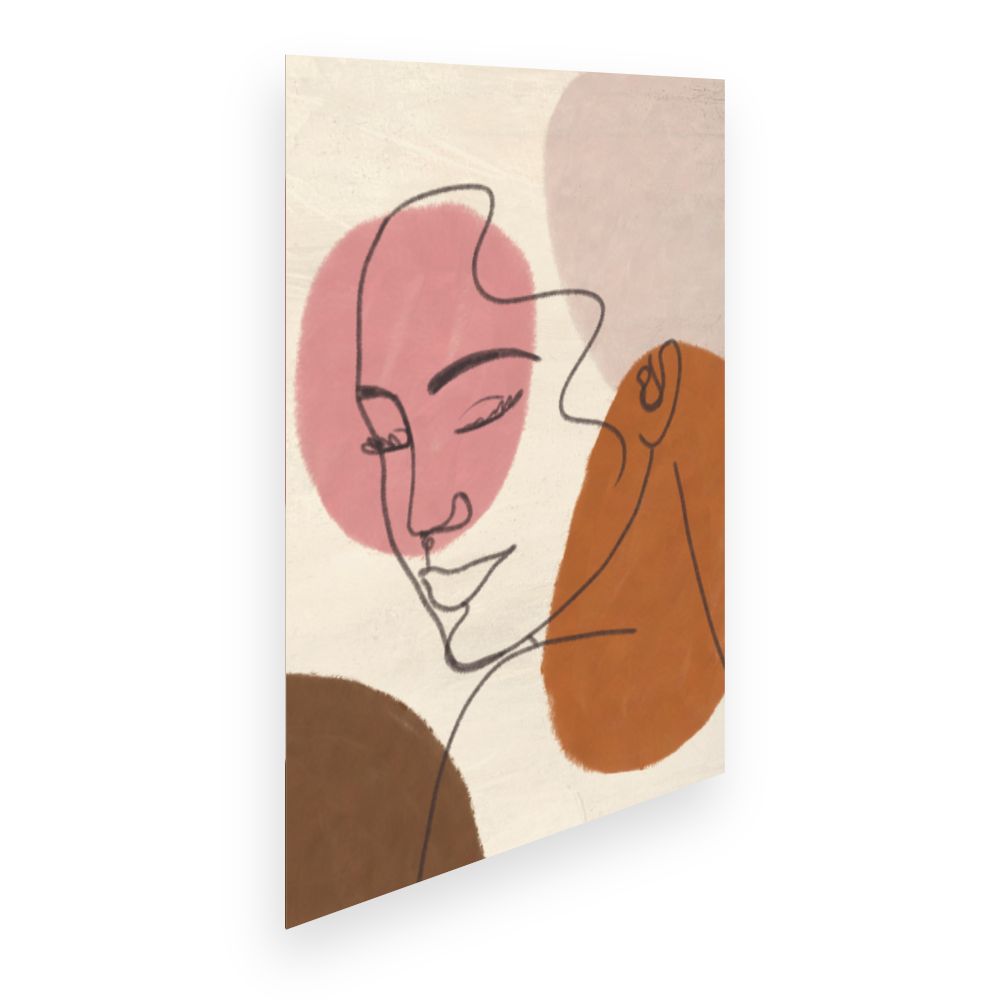 Affiche Visage en esquisse