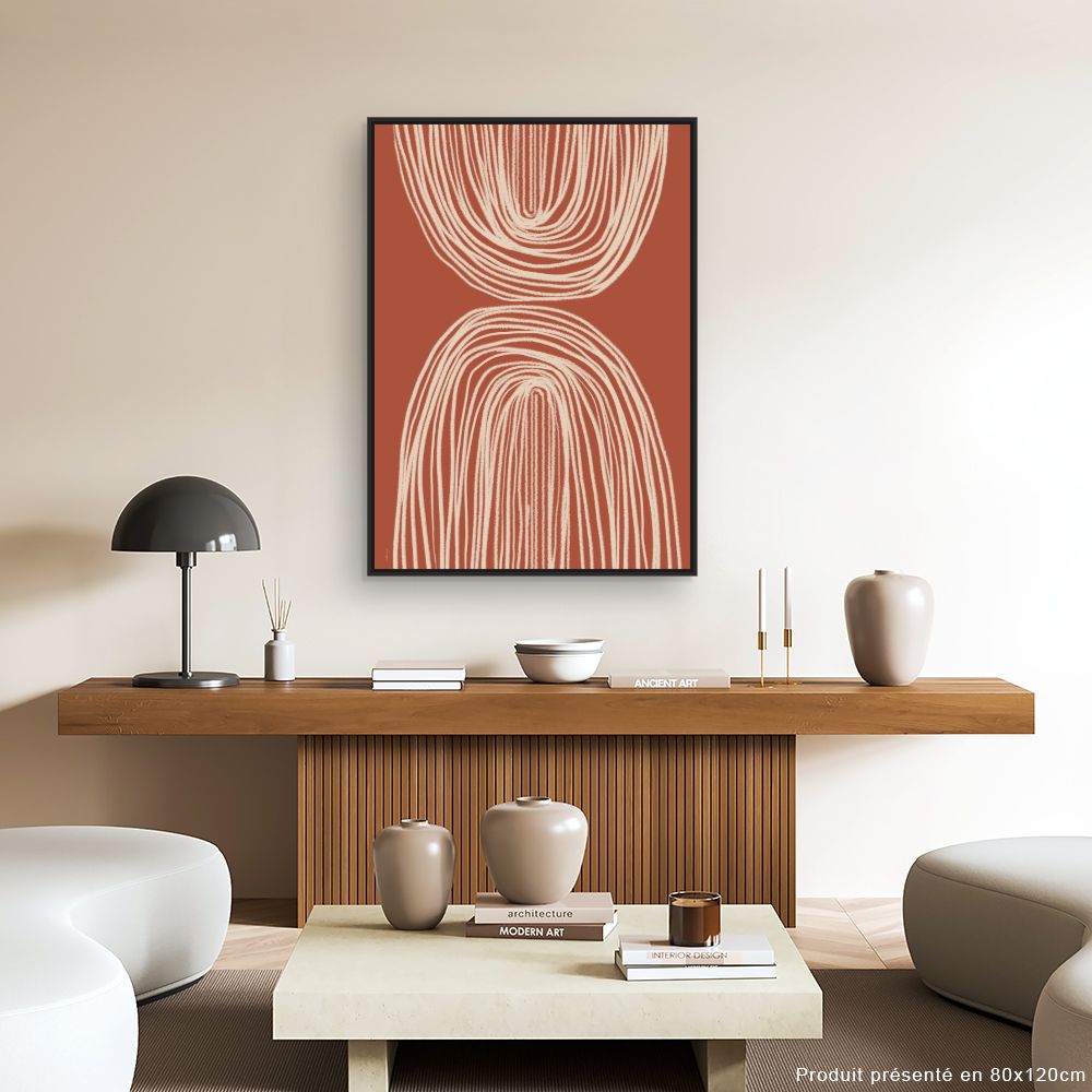 Tableau Lignes hypnotiques