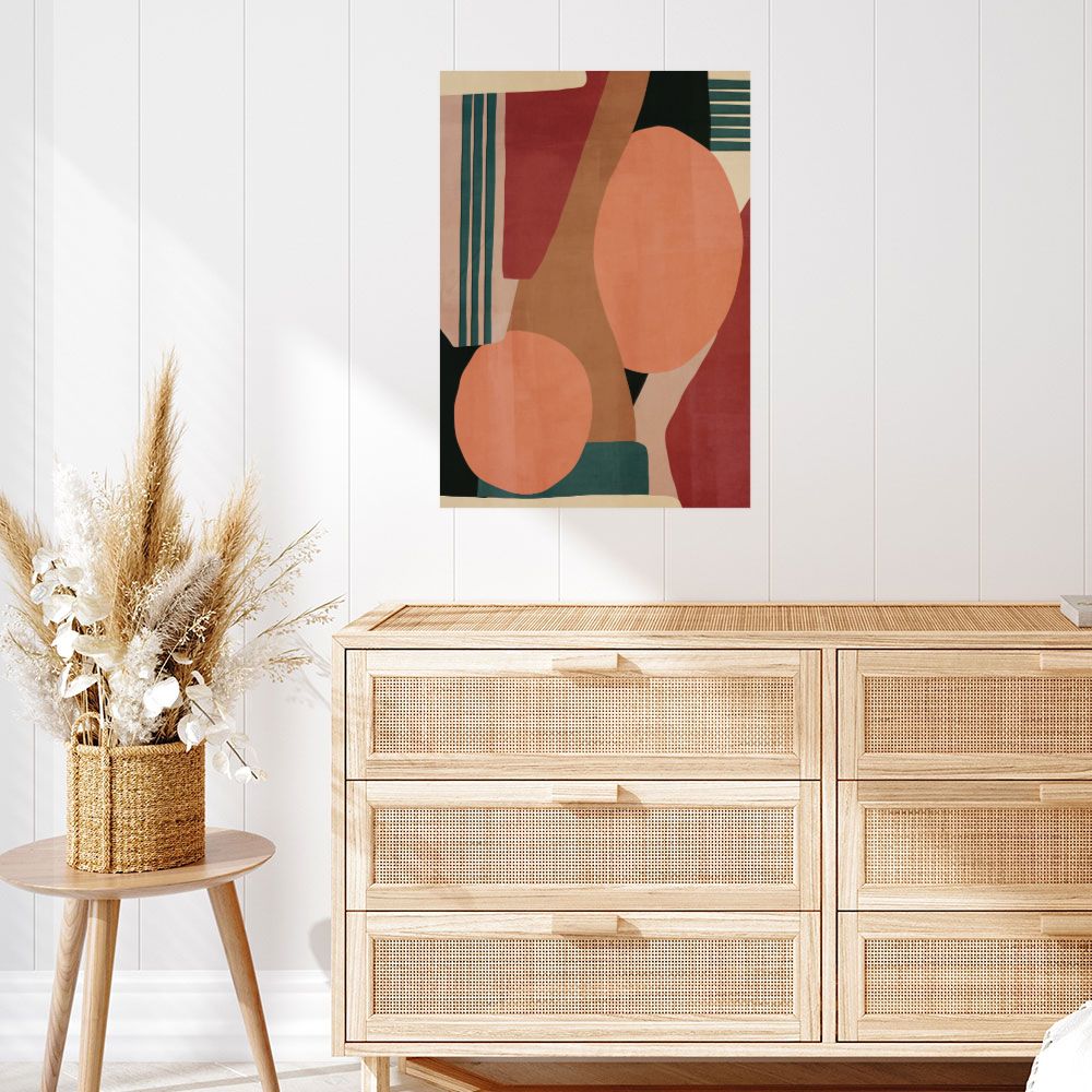 Affiche Formes géométriques captivantes