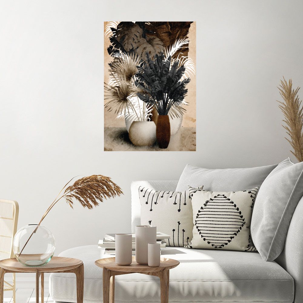 Affiche Feuillage exotique