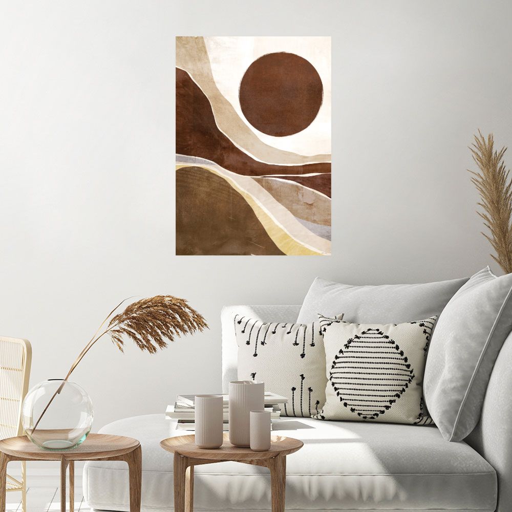 Affiche Paysage abstrait