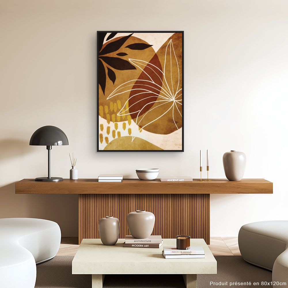 Tableau Feuillage abstrait élégant