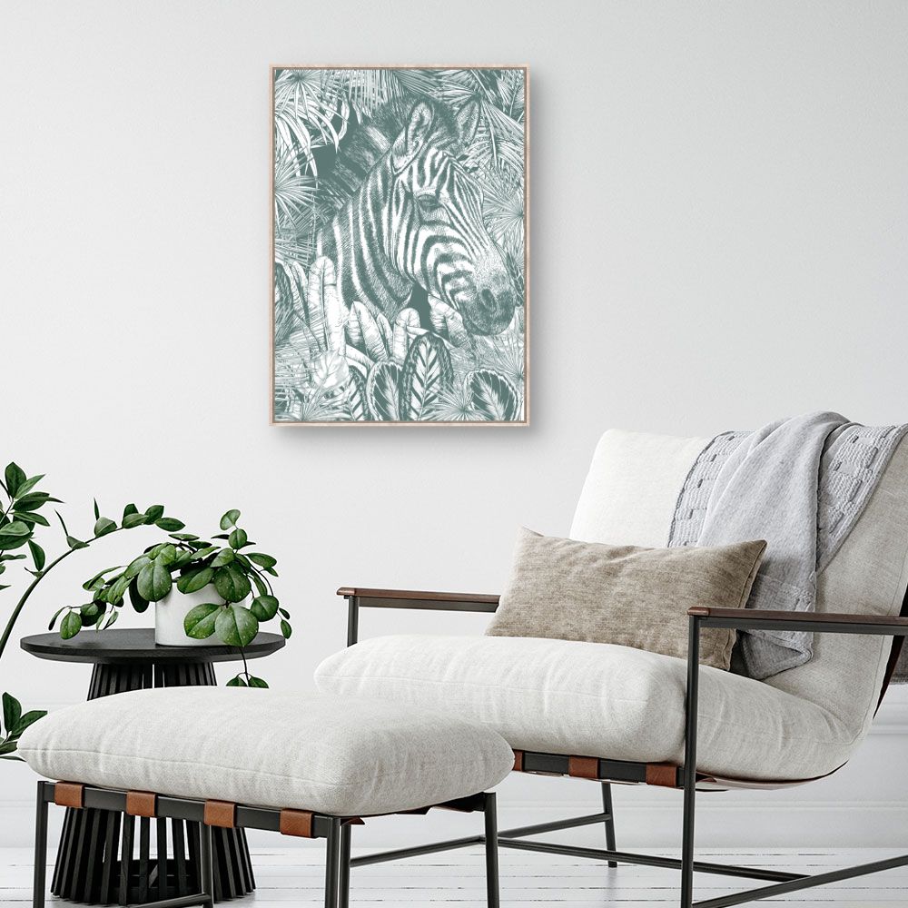 Tableau Zèbre exotique