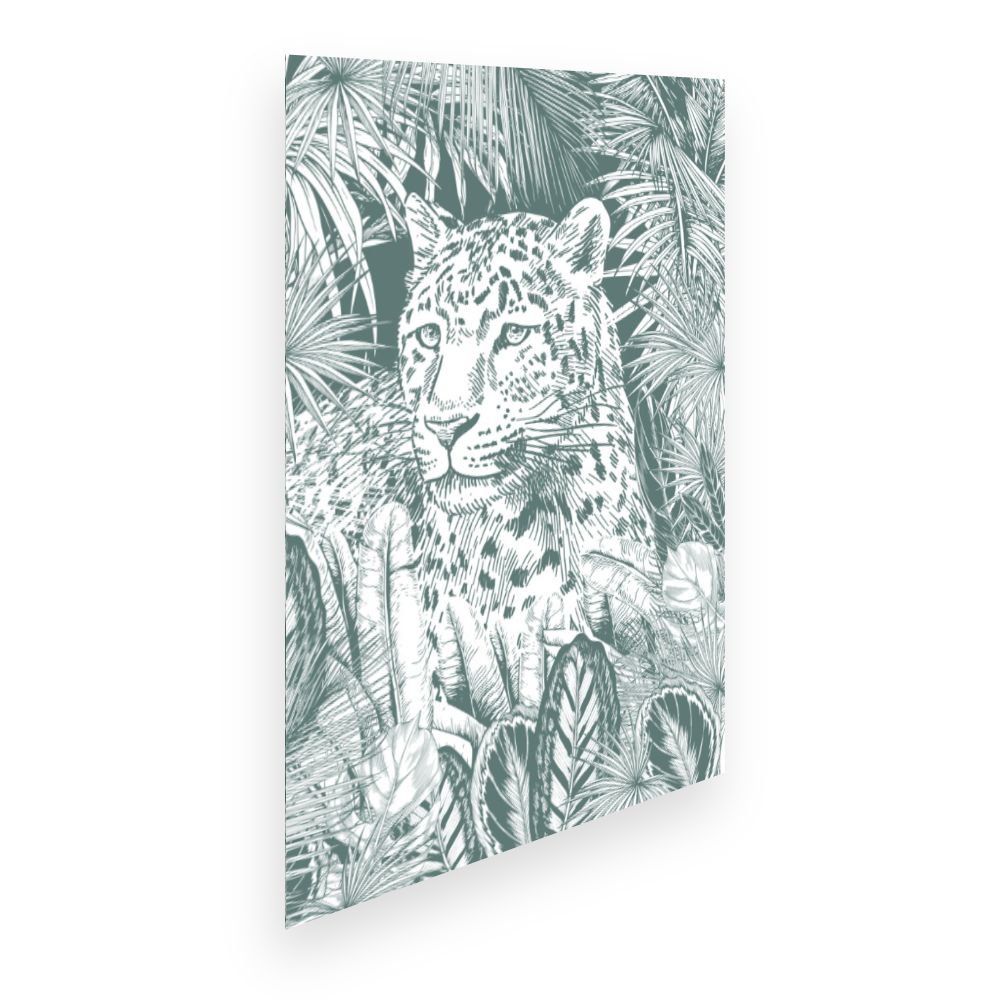 Affiche Léopard exotique