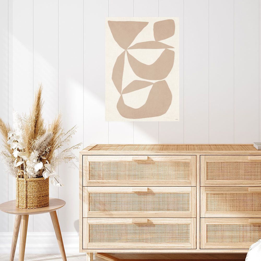 Affiche Formes organiques subtiles