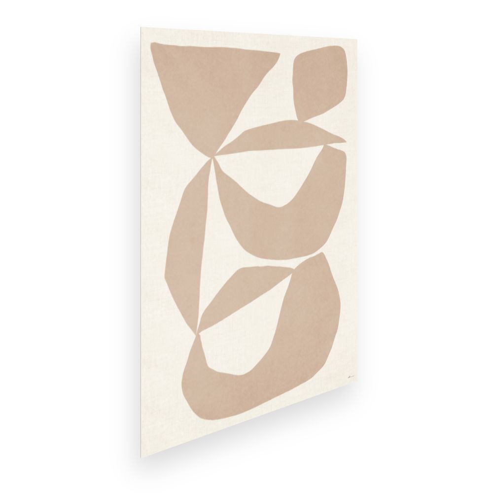 Affiche Formes organiques subtiles
