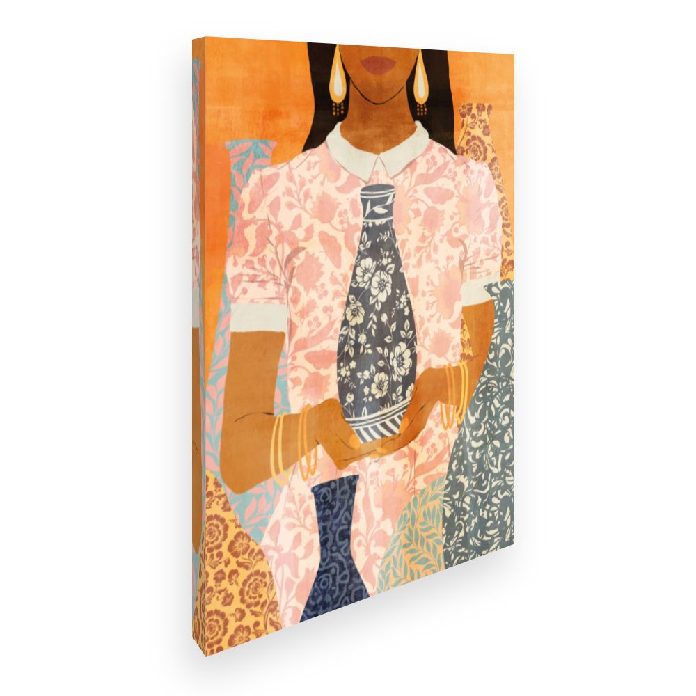 Toile Élégance florale vibrante