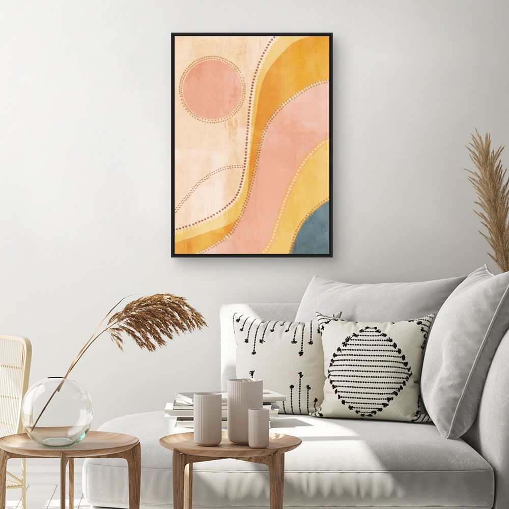 Tableau Ondulations rétro