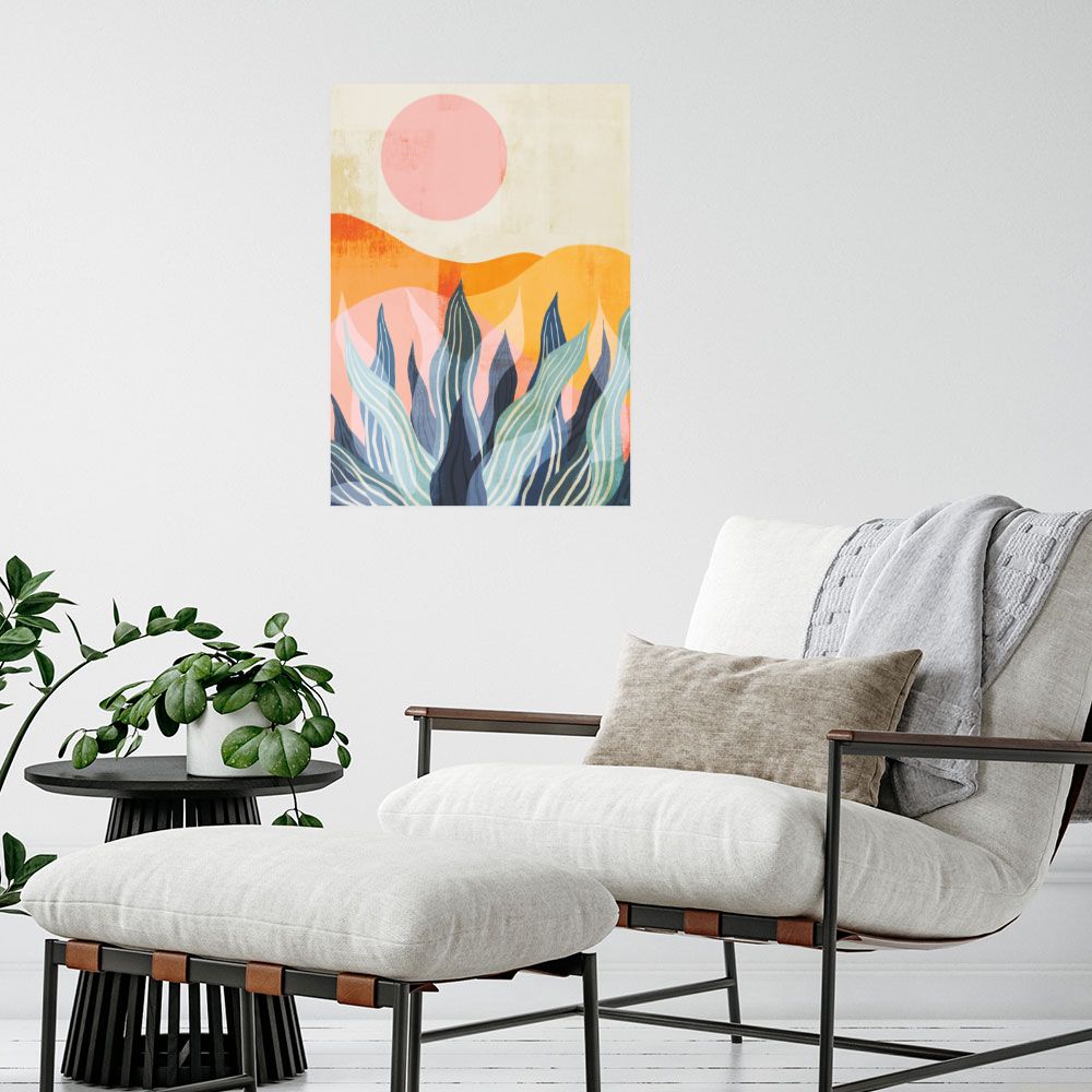 Affiche Coucher de soleil moderne