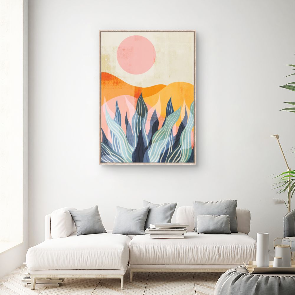 Tableau Paysage abstrait vibrant