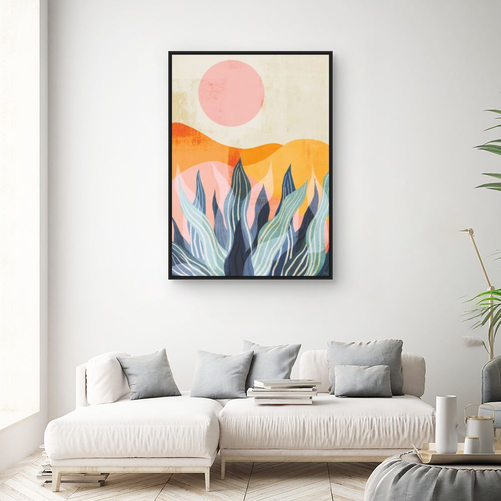 Tableau Paysage abstrait vibrant