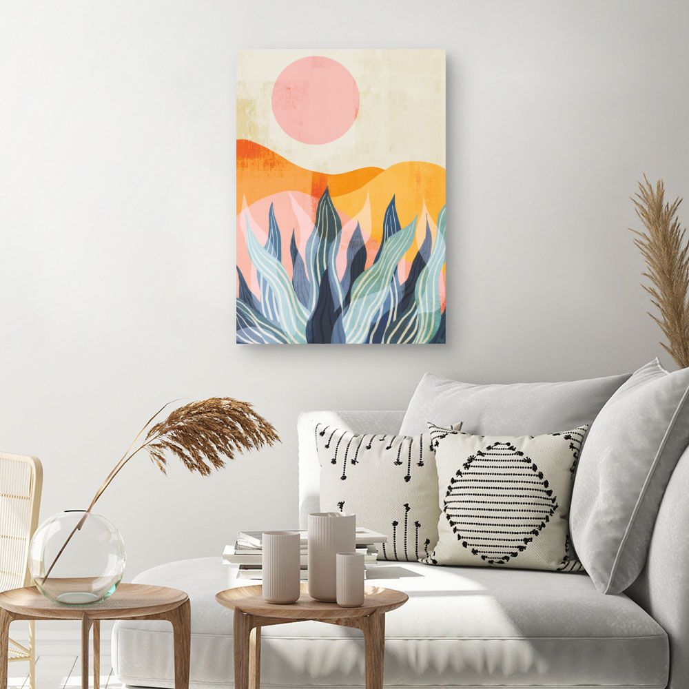 Tableau Paysage abstrait vibrant