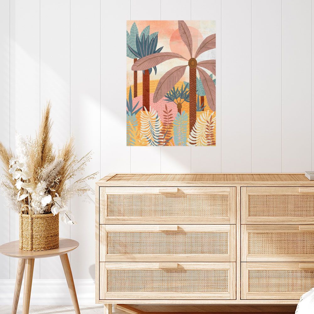 Affiche Palmiers exotiques