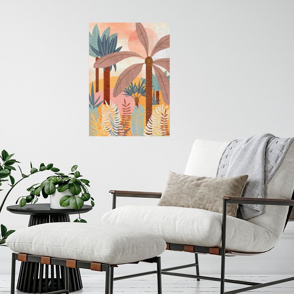 Affiche Palmiers exotiques