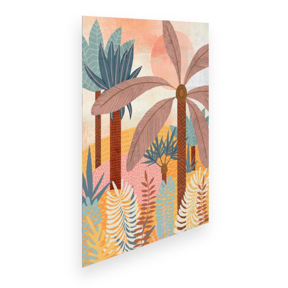 Affiche Palmiers exotiques