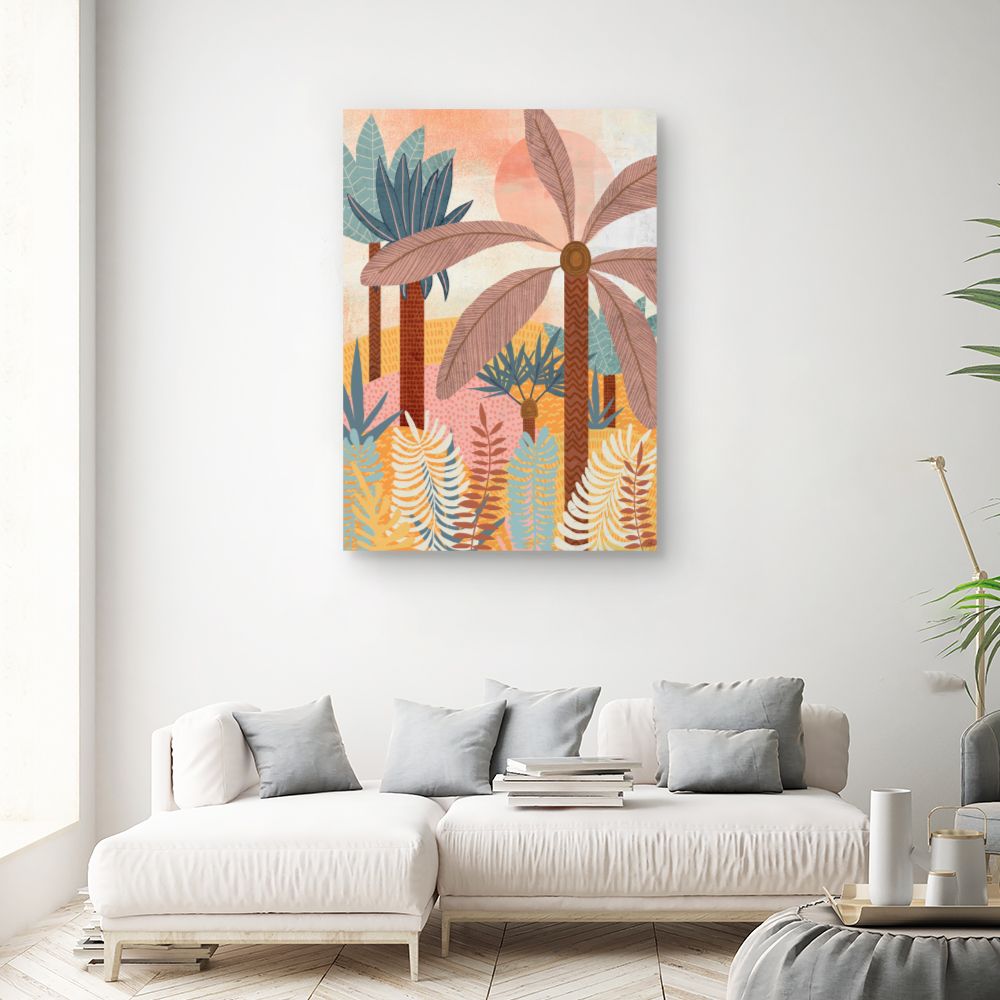 Tableau Forêt tropicale vibrante