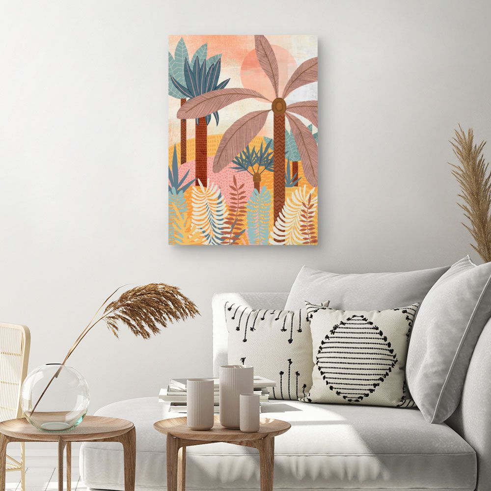 Tableau Forêt tropicale vibrante