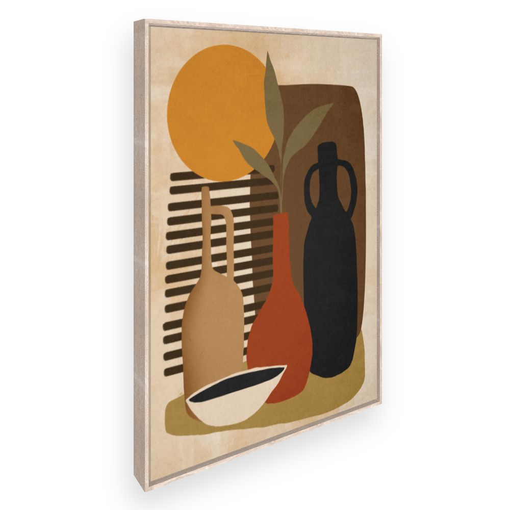 Toile Élégance abstraite