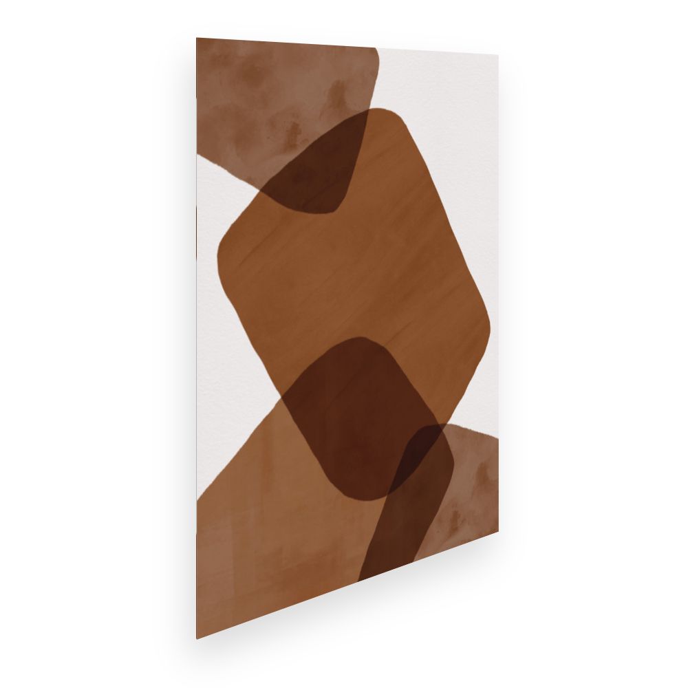 Affiche Formes douces superposées