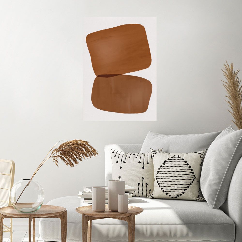 Affiche Formes géométriques équilibrées