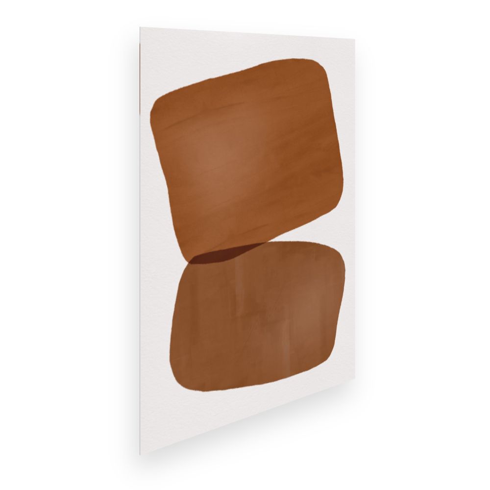 Affiche Formes géométriques équilibrées