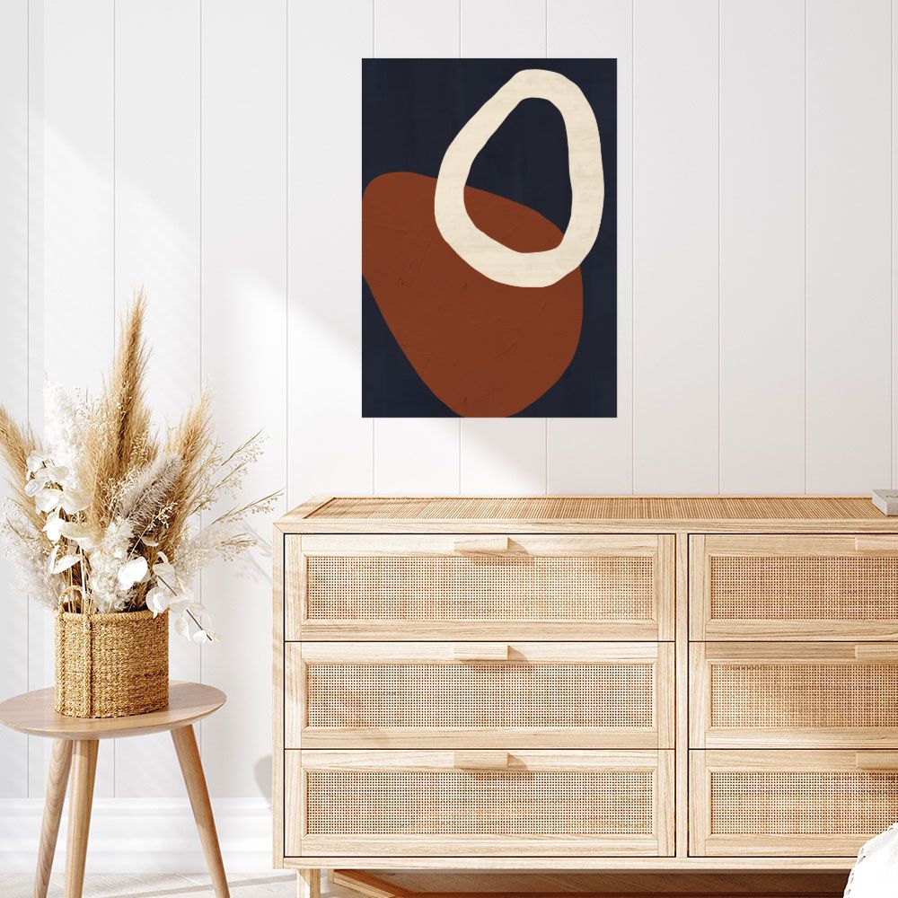 Affiche Formes organiques abstraites