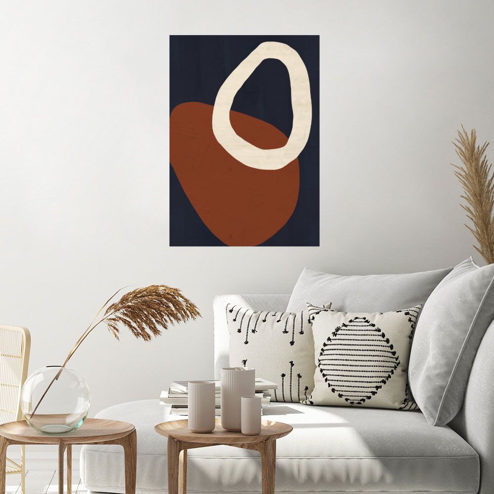 Affiche Formes organiques abstraites