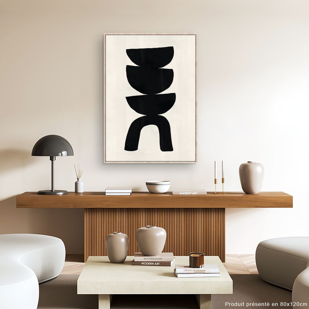 Tableau Formes empilées modernes