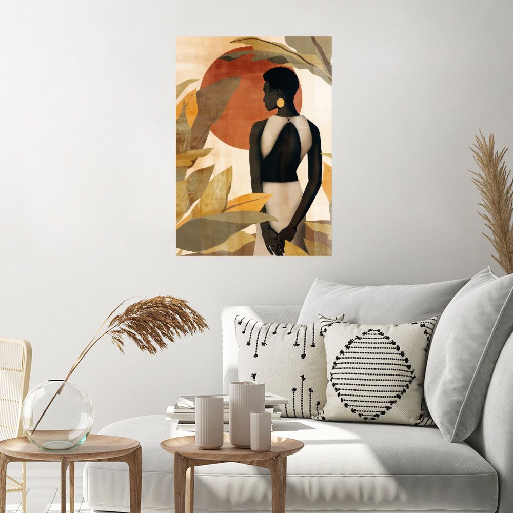 Affiche Élégance en silhouette