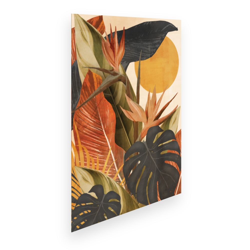 Affiche Feuillage exotique