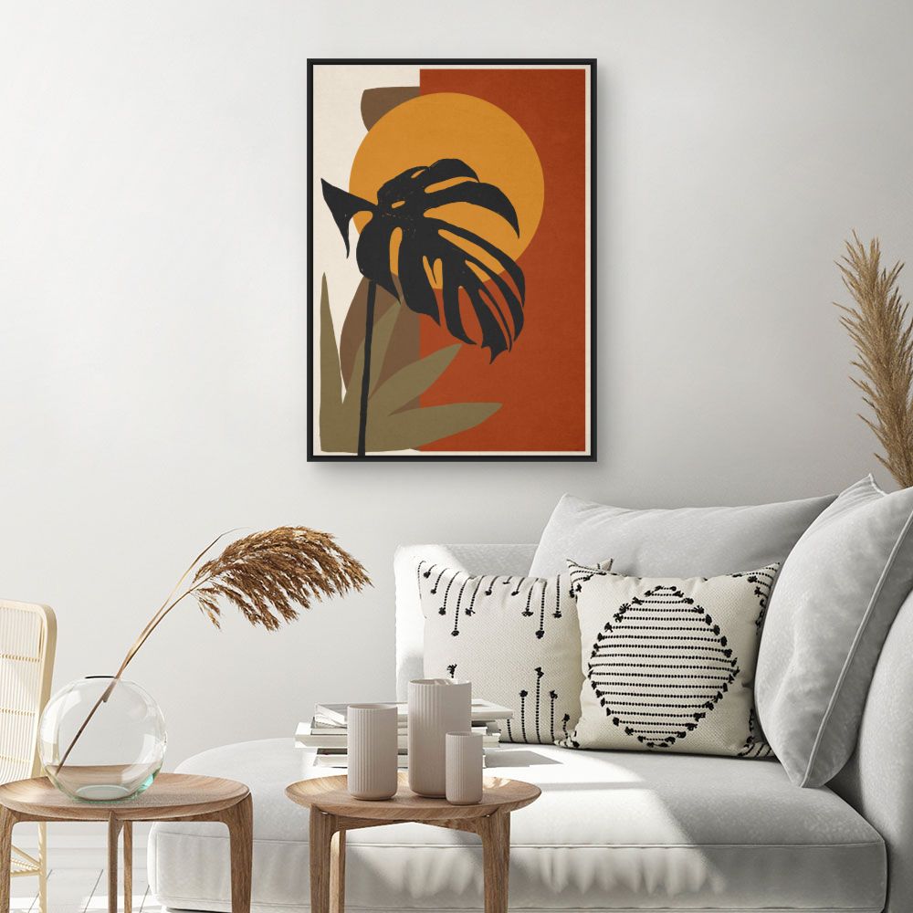 Tableau Feuilles exotiques