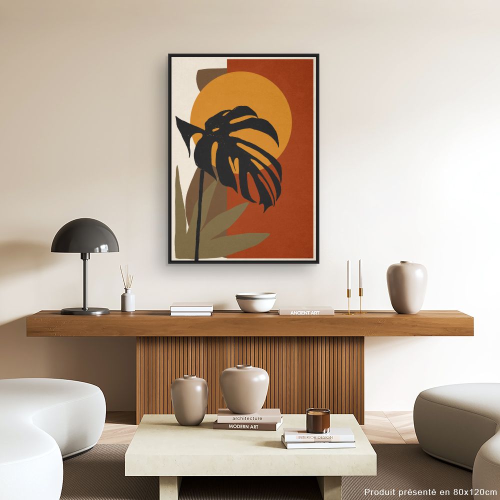 Tableau Feuilles exotiques