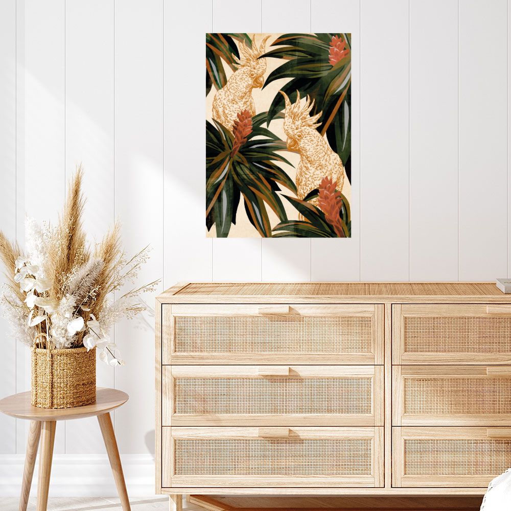 Affiche Perroquets exotiques