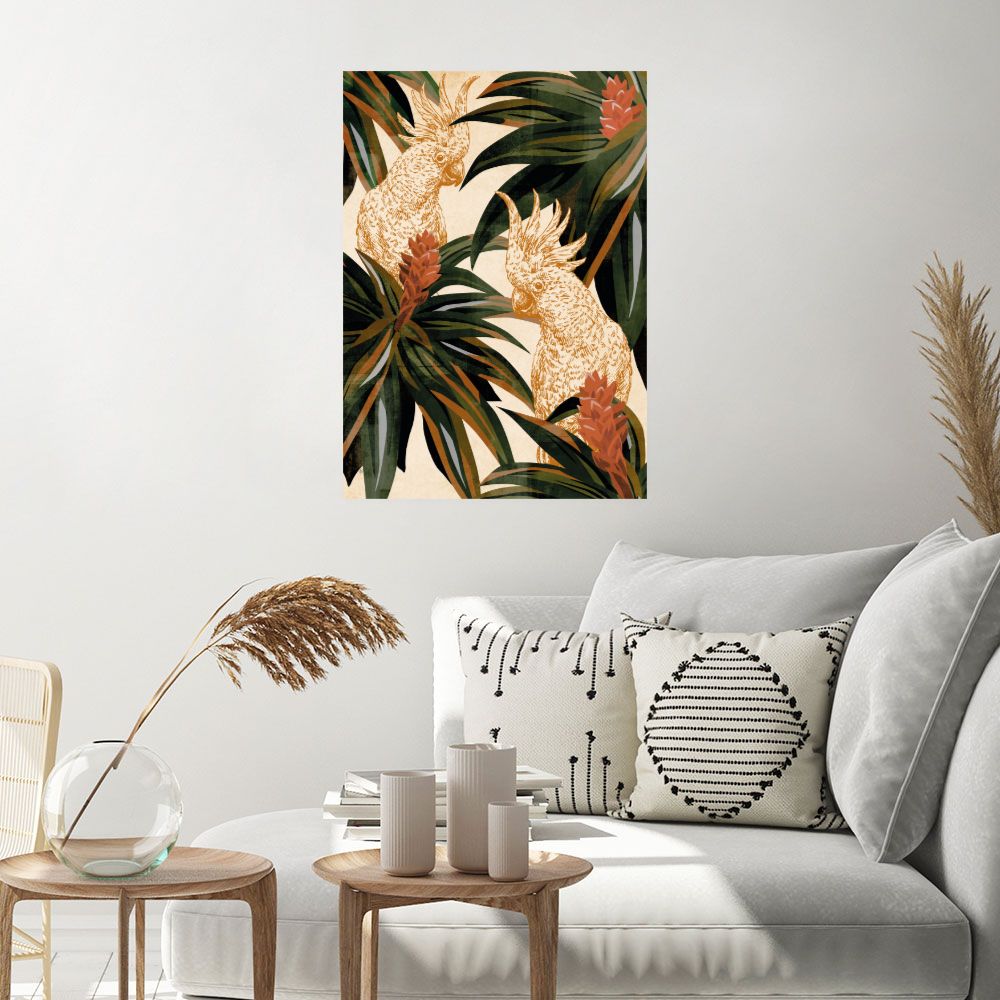 Affiche Perroquets exotiques