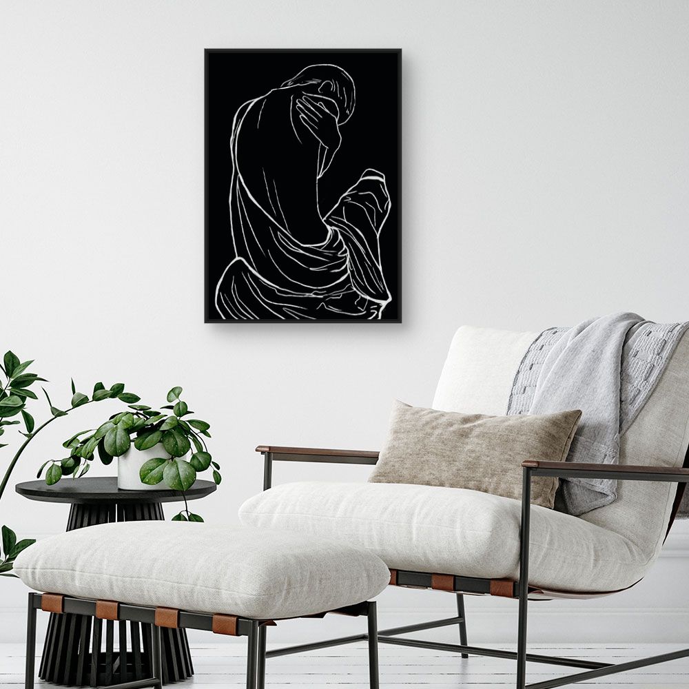 Tableau Silhouette élégante