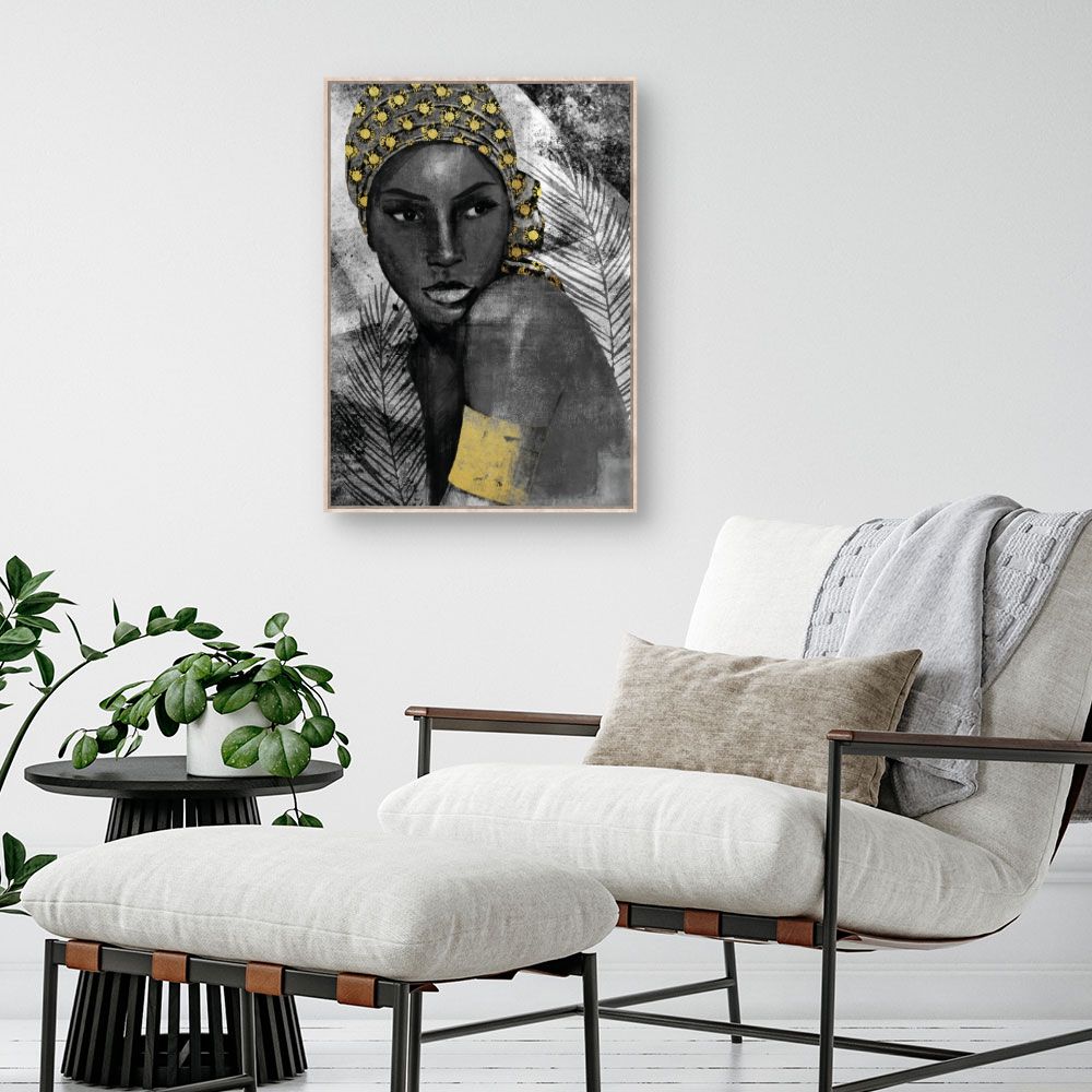Tableau Portrait féminin captivant