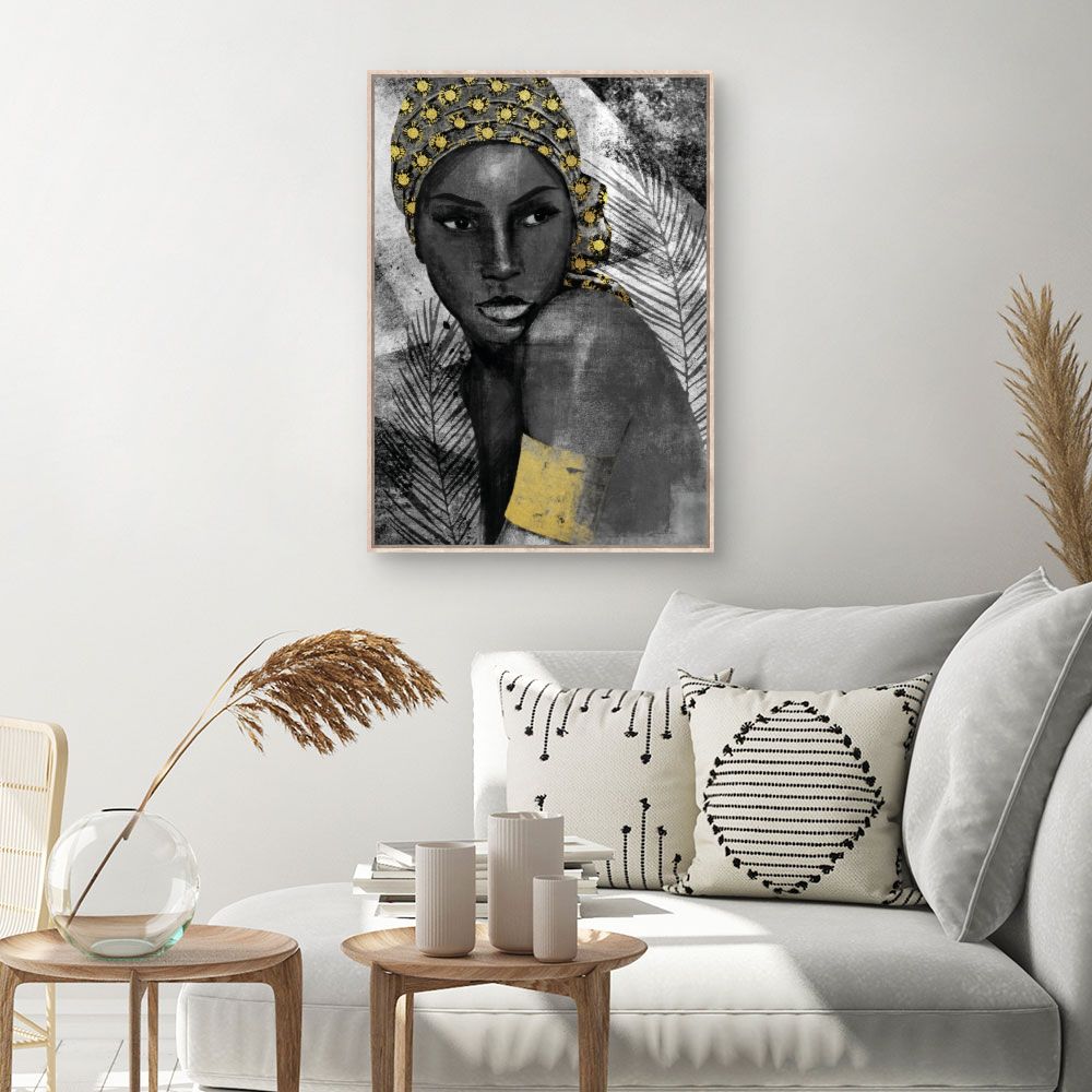Tableau Portrait féminin captivant