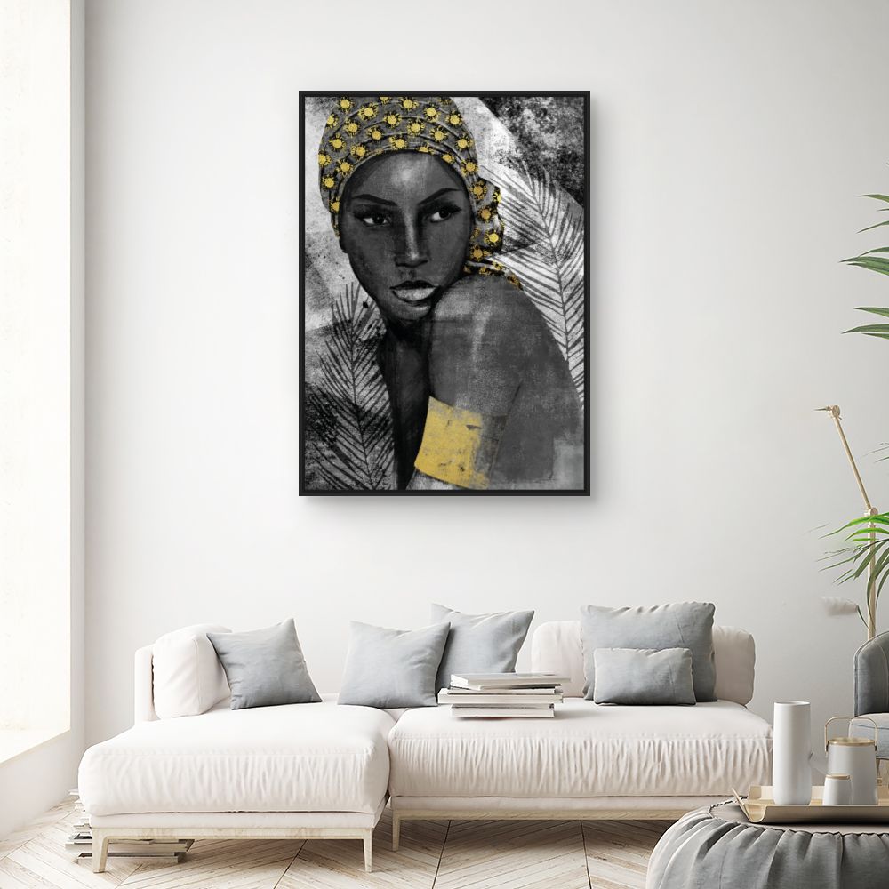 Tableau Portrait féminin captivant