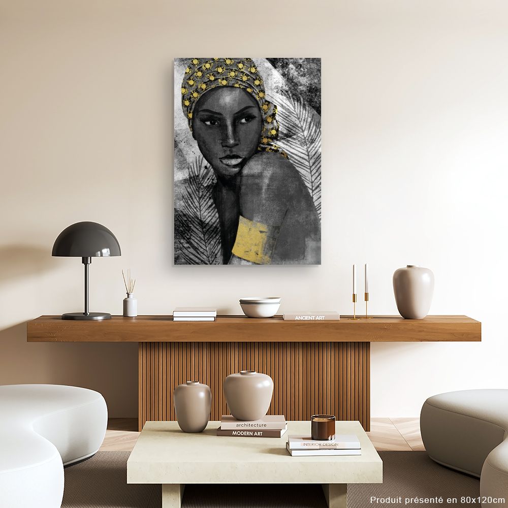 Tableau Portrait féminin captivant