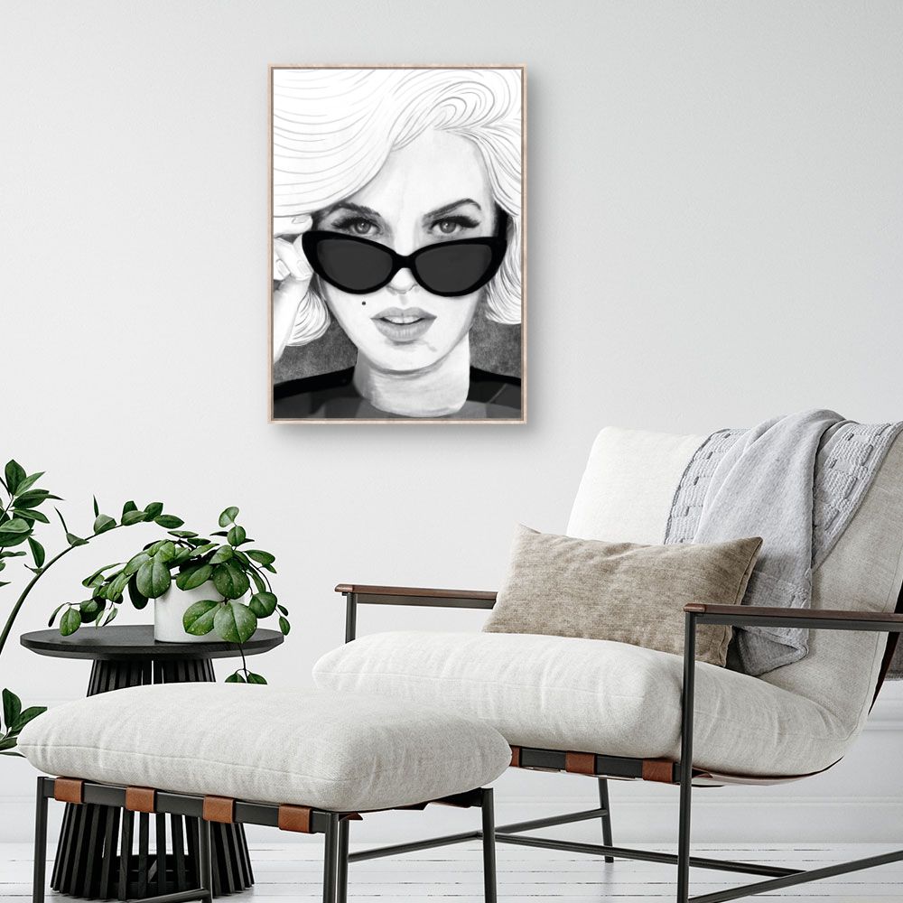 Tableau Icône rétro élégante