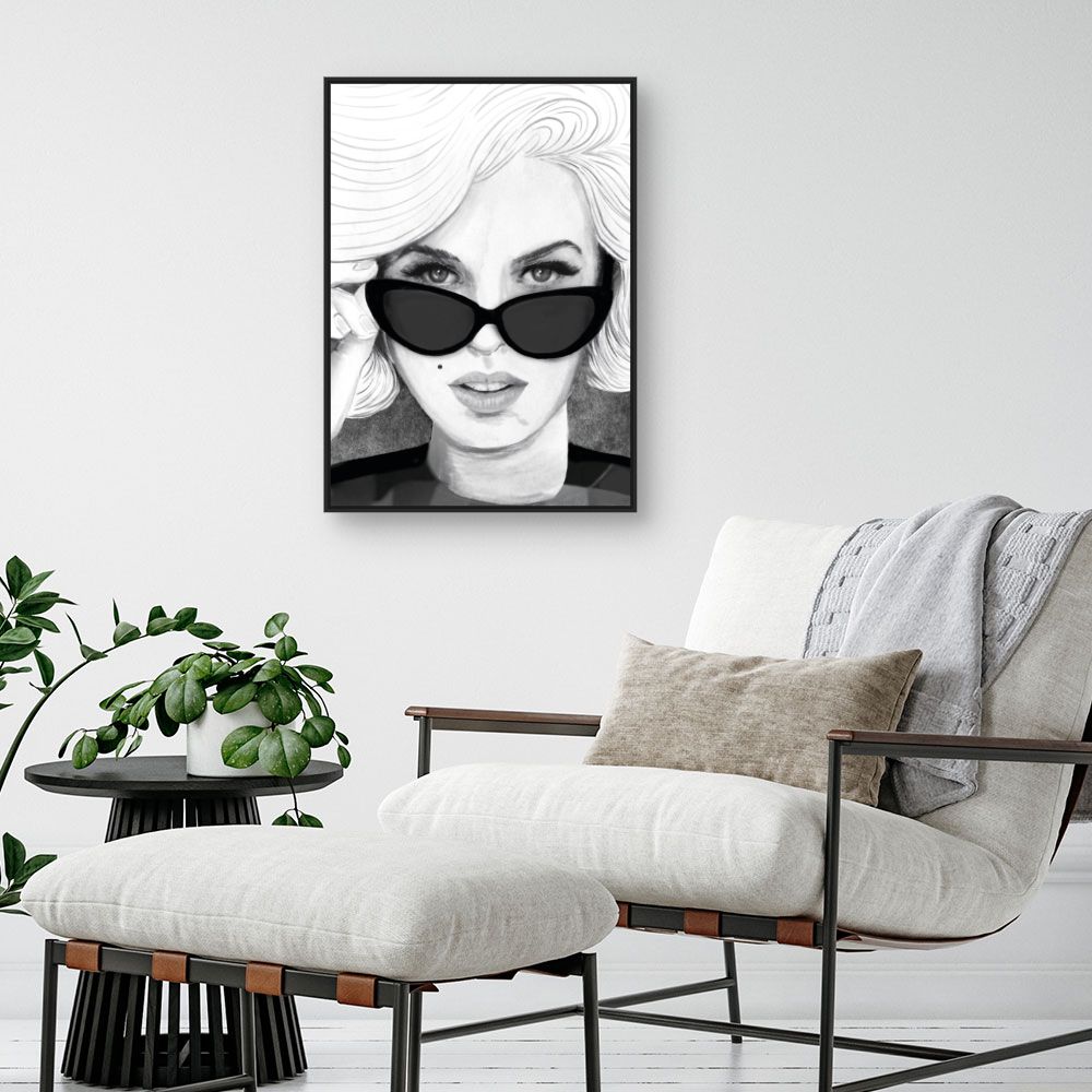 Tableau Icône rétro élégante