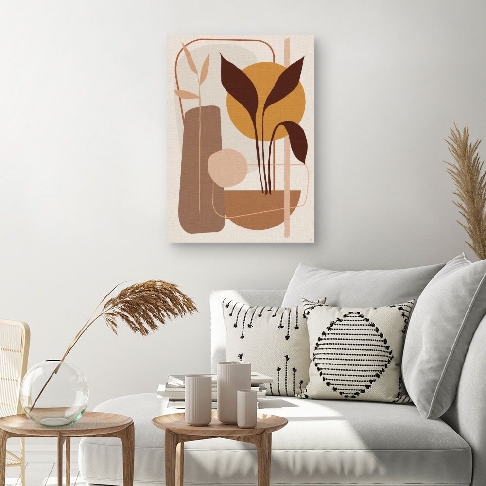 Tableau Formes organiques élégantes