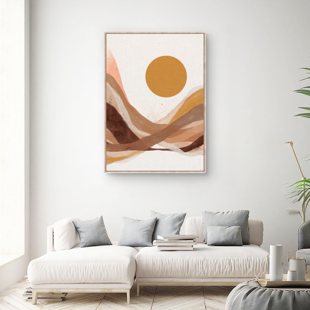 Tableau Paysage abstrait chaleureux